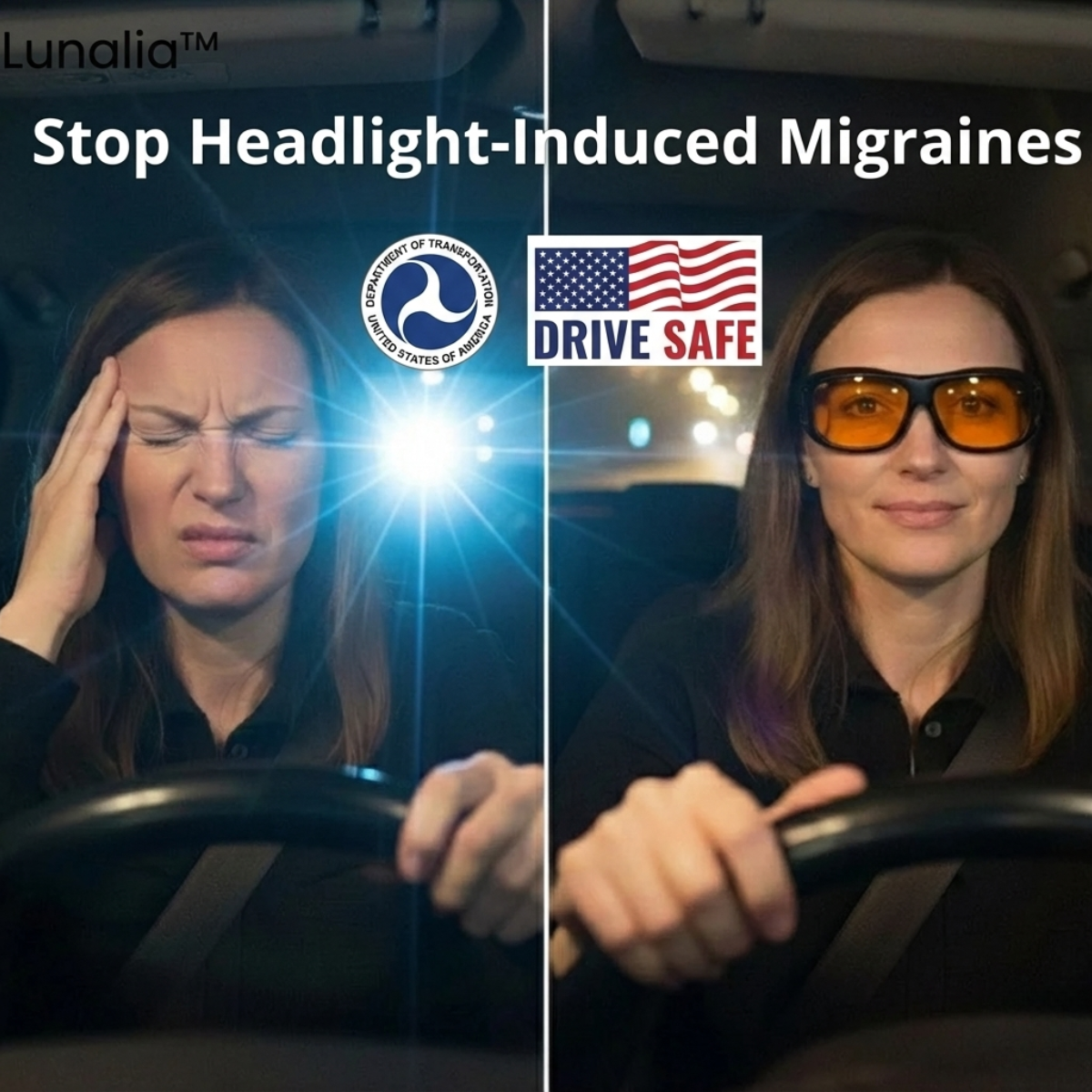 Lunalia's Glasses - Drive Safely at Night!